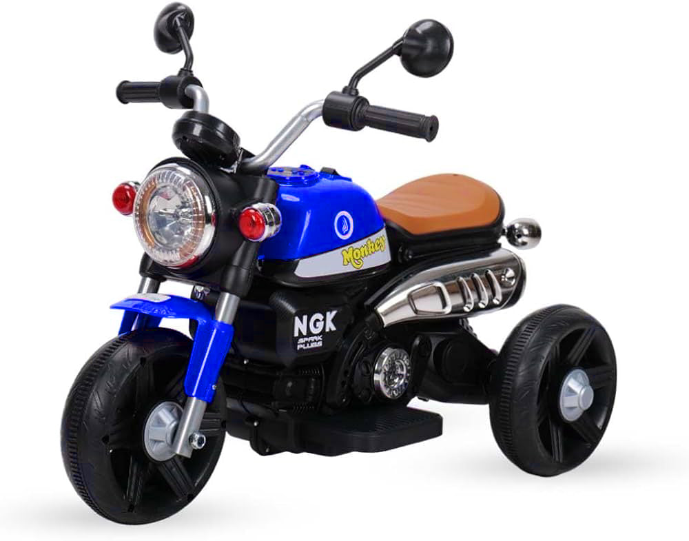 Monkey 3 Wheel Roadster Rechargeable Battery Operated Bike for Kids.