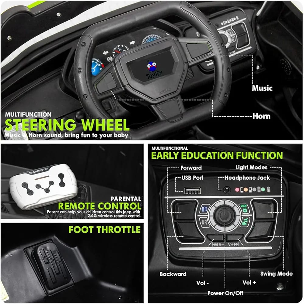 New Fortuner Battery Operated Jeep For Kids.