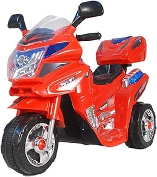 Dubai Police Battery Operated Red Mini Fun Bike for 1 to 2.5 Year Kids.
