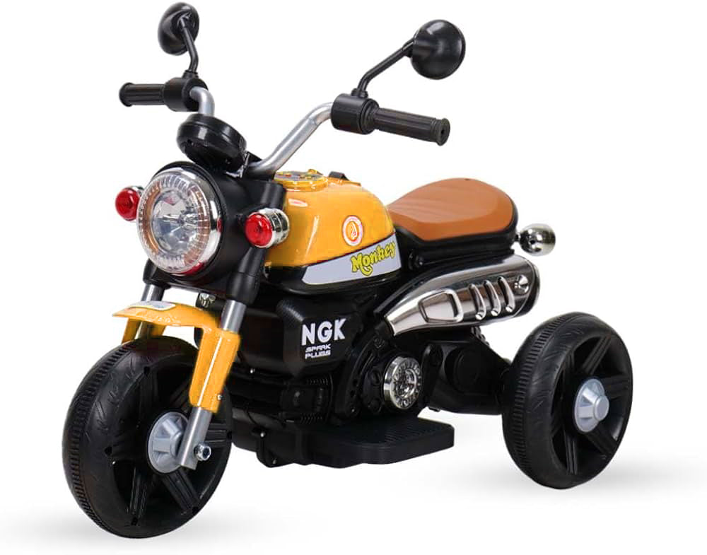 Monkey 3 Wheel Roadster Rechargeable Battery Operated Bike for Kids.